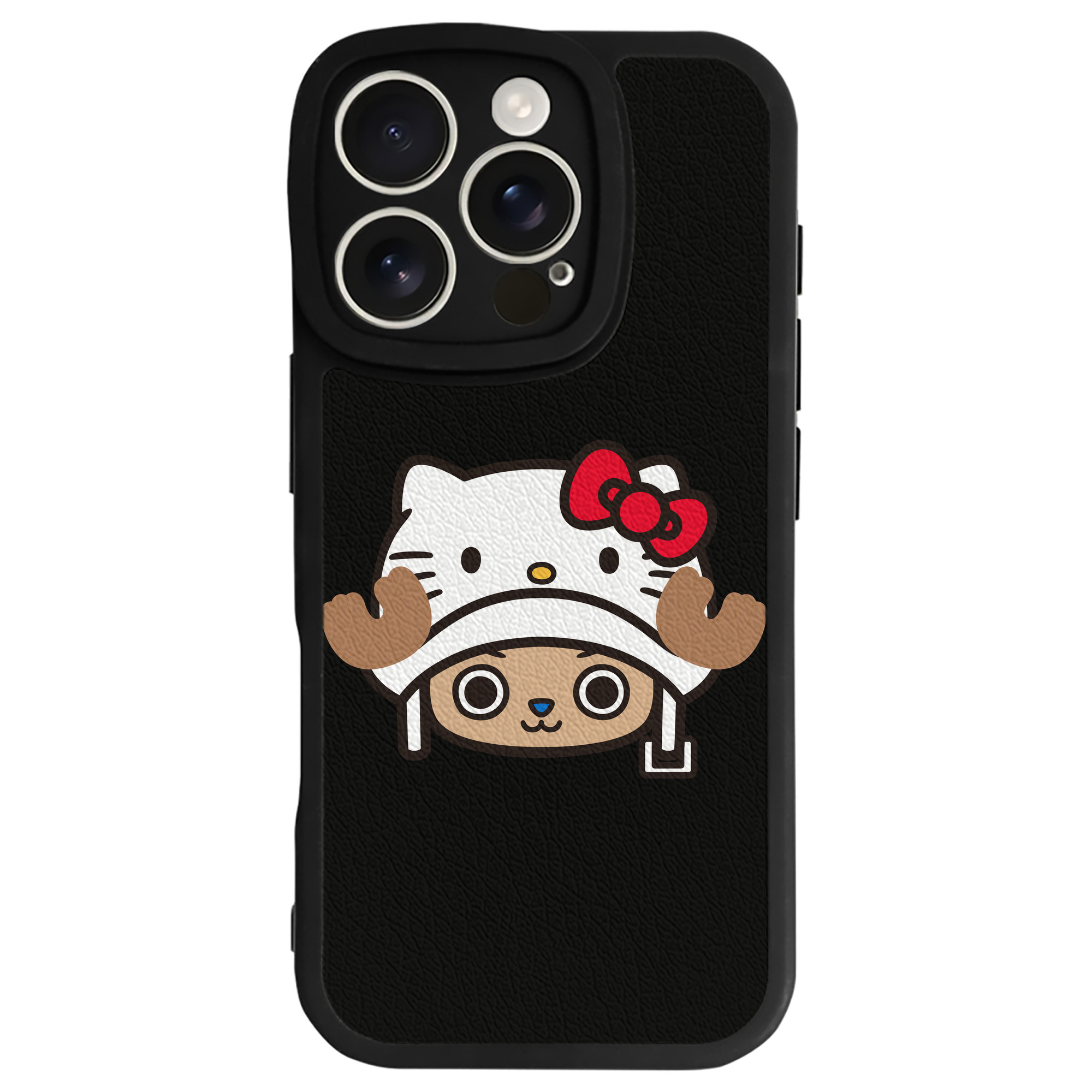 （画像用） Hello Kitty ハローキティ 【iPhone 16シリーズ対応】シリコンスマホケース（レザー調） 材質：シリコン